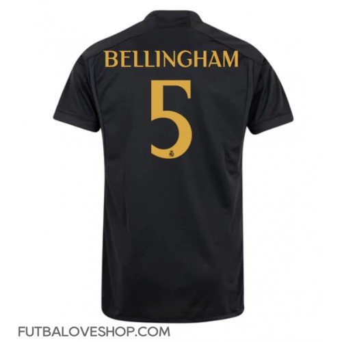 Dres Real Madrid Jude Bellingham #5 Tretina 2023-24 Krátky Rukáv